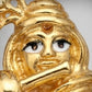 22KT Yellow Gold Lord Swaminarayan Pendant | Spiritual Gold Locket