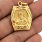 22KT Gold Shirdi Sai Baba Pendant | Devotional Spiritual Gold Jewelry