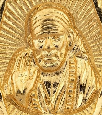 22KT Gold Shirdi Sai Baba Pendant | Devotional Spiritual Gold Jewelry