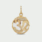22KT Gold Goddess Lakshmi Pendant | Wealth & Prosperity Religious Jewelry