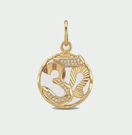 22KT Gold Goddess Lakshmi Pendant | Wealth & Prosperity Religious Jewelry
