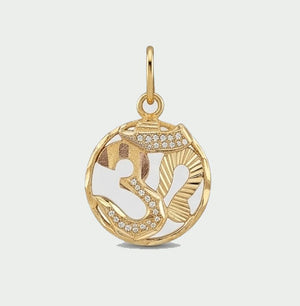 22KT Gold Goddess Lakshmi Pendant | Wealth & Prosperity Religious Jewelry