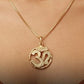 22KT Gold Goddess Lakshmi Pendant | Wealth & Prosperity Religious Jewelry