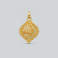22KT Yellow Gold Lord Ganesha Oval Pendant | Divine Religious Jewelry