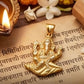 Auspicious 22KT Gold Lord Ganesha Pendant | Handcrafted Religious Jewelry