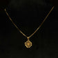 22K Gold Quatrefoil Cross Pendant (Without Chain)