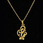 22KT Yellow Gold Sai Baba Pendant | Shirdi Sai Devotional Jewelry