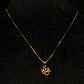 22K Gold Om Symbol Pendant (Without Chain)