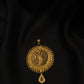 22K Gold Pendant Set with Matching Earrings. (without chain)