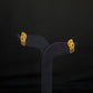 22K Gold Flowing Pendant Set with Dangling Details. (without chain)