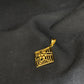 22K Gold Rectangular Pendant and Earrings Set with Cutout Design