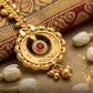 22KT Gold Goddess Lakshmi Temple Maang Tikka | Religious Bridal Jewelry