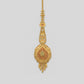 22KT Gold Chandbali Style Maang Tikka | Royal Meenakari Gold Jewelry