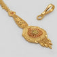 22KT Gold Chandbali Style Maang Tikka | Royal Meenakari Gold Jewelry