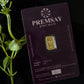 Premsay Jewel House 24K (995) Pure Gold Coin - 1 Grams
