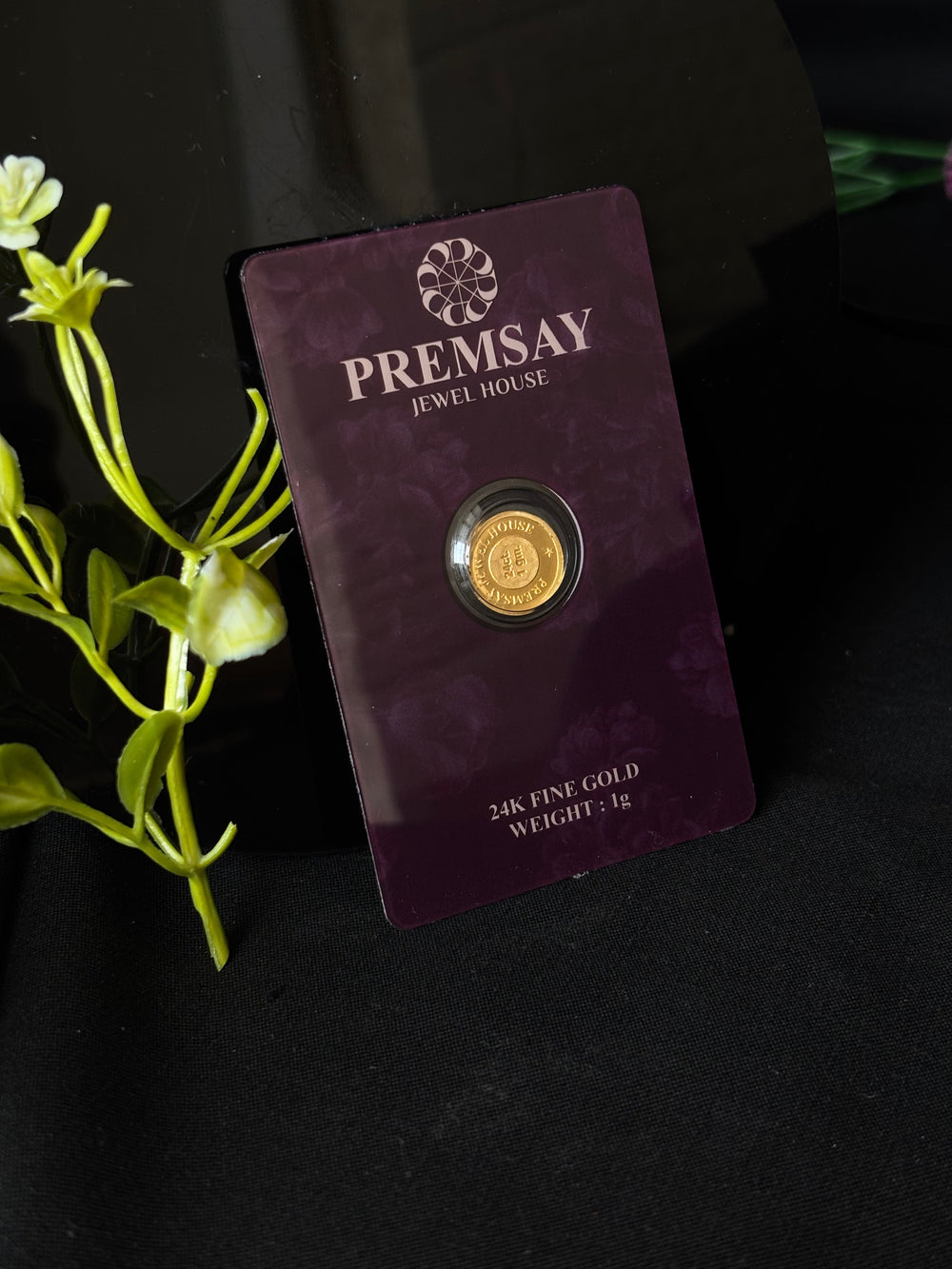 Premsay Jewel House 24K (995) Pure Gold Coin - 2 Grams
