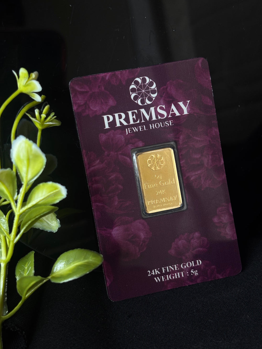 Premsay Jewel House 24K (995) Pure Gold Coin – 5 Grams