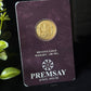 PremSay Jewel House 24K (999) Pure Gold Coin - 100mg  Ganesh Ji Design