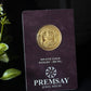 PremSay Jewel House 24K (999) Pure Gold Coin - 200mg with Lord Ganesha