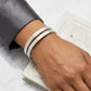 Premsay Jewellers 92.5 Sterling Silver Braided Motif Bracelet