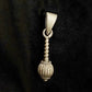 Hanuman Gada Sterling Silver Power Pendant