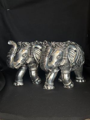 999 Silver foiling Elephant Pair