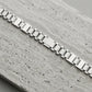 Modern Link Sterling Silver Men’s Executive Bracelet