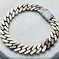 Tri-Tone Luxury Cuban Link Gents Bracelet