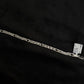 Classic Figaro Duo Sterling Silver Gents Bracelet