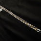 Presidential Two-Tone Sterling Silver Gents Link Bracelet