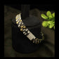 Presidential Two-Tone Sterling Silver Gents Link Bracelet