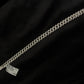 Diamond-Ice Sterling Silver Gents Cuban Bracelet