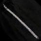 Textured Infinity Link Sterling Silver Gents Bracelet