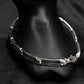 Artisan Filigree Sterling Silver Gents Bar Bracelet
