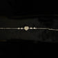 Mother-of-Pearl Heart Sterling Silver Ladies Bracelet