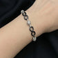 Midnight Infinity Sterling Silver Ladies Charm Bracelet