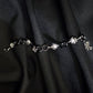 Midnight Infinity Sterling Silver Ladies Charm Bracelet