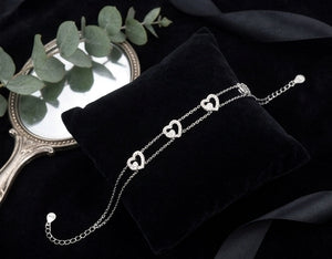 Celestial Starburst Sterling Silver Ladies Bracelet