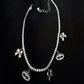 Divine Eye & Bow Sterling Silver Charm Tennis Bracelet