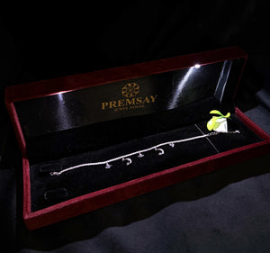 Mystic Moonlight Sterling Silver Charm Tennis Bracelet
