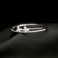 Celestial Butterfly Sterling Silver Ladies Kada Bracelet