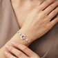 Celestial Pearl Crescent Sterling Silver Bracelet