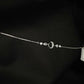 Celestial Pearl Crescent Sterling Silver Bracelet