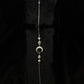 Celestial Pearl Crescent Sterling Silver Bracelet