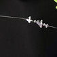 Celestial Crescent & Star Sterling Silver Charm Bracelet