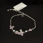Celestial Crescent & Star Sterling Silver Charm Bracelet