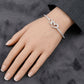 Radiant Sunburst Sterling Silver Ladies Cuff Bracelet