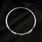 Eternal Interlocking Heart Sterling Silver Ladies Kada