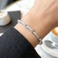 Eternal Interlocking Heart Sterling Silver Ladies Kada