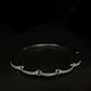 Eternal Interlocking Heart Sterling Silver Ladies Kada